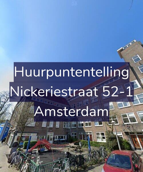 Foto gevel Huurpuntentelling voor Nickeriestraat 52-1, Amsterdam