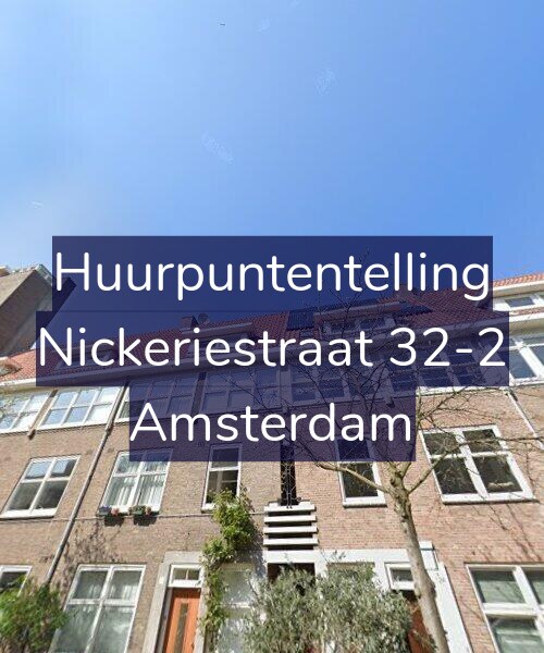 Foto gevel Huurpuntentelling voor Nickeriestraat 32-2, Amsterdam