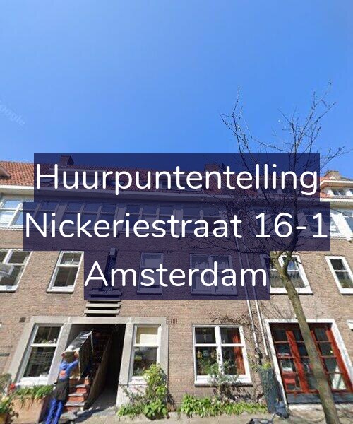Foto gevel Huurpuntentelling voor Nickeriestraat 16-1, Amsterdam