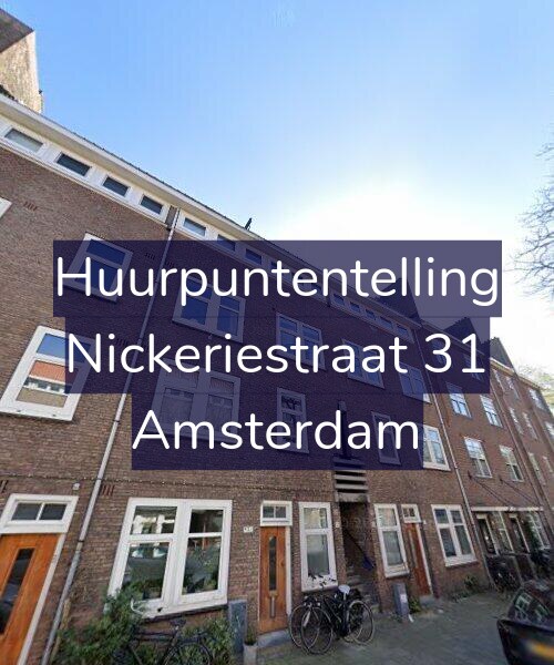 Foto gevel Huurpuntentelling voor Nickeriestraat 31, Amsterdam