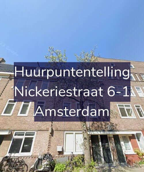 Foto gevel Huurpuntentelling voor Nickeriestraat 6-1, Amsterdam