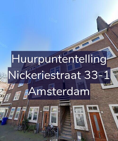 Foto gevel Huurpuntentelling voor Nickeriestraat 33-1, Amsterdam