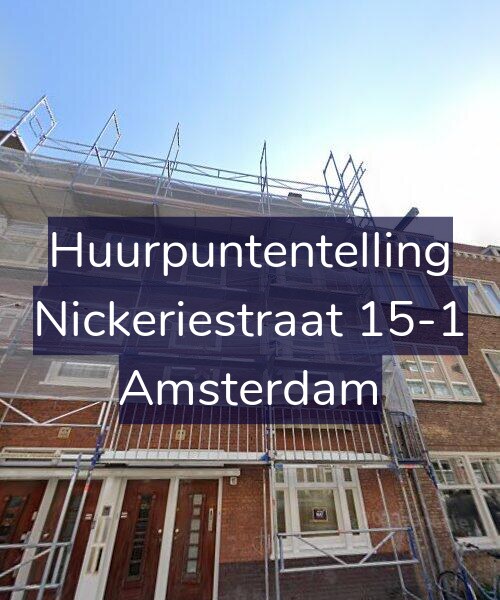 Foto gevel Huurpuntentelling voor Nickeriestraat 15-1, Amsterdam
