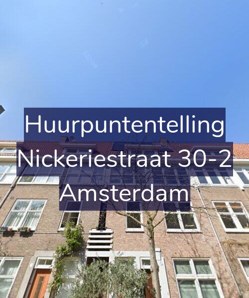 Foto gevel Huurpuntentelling voor Nickeriestraat 30-2, Amsterdam