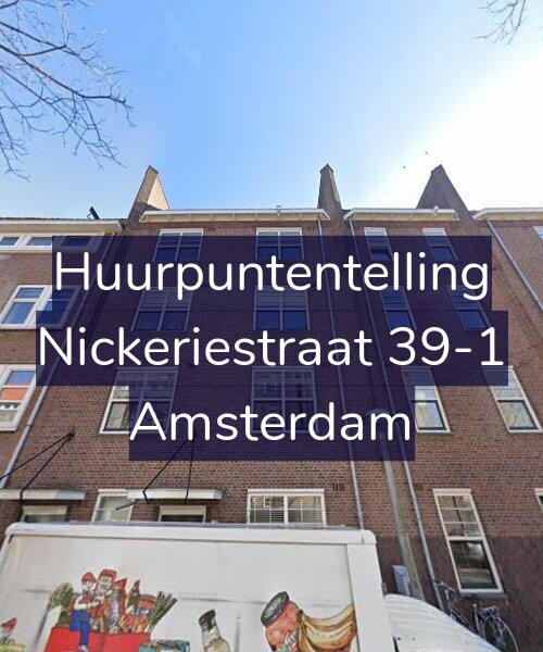 Foto gevel Huurpuntentelling voor Nickeriestraat 39-1, Amsterdam