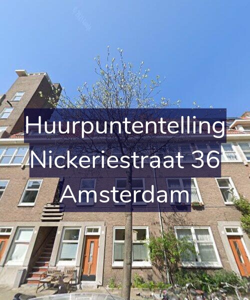 Foto gevel Huurpuntentelling voor Nickeriestraat 36, Amsterdam