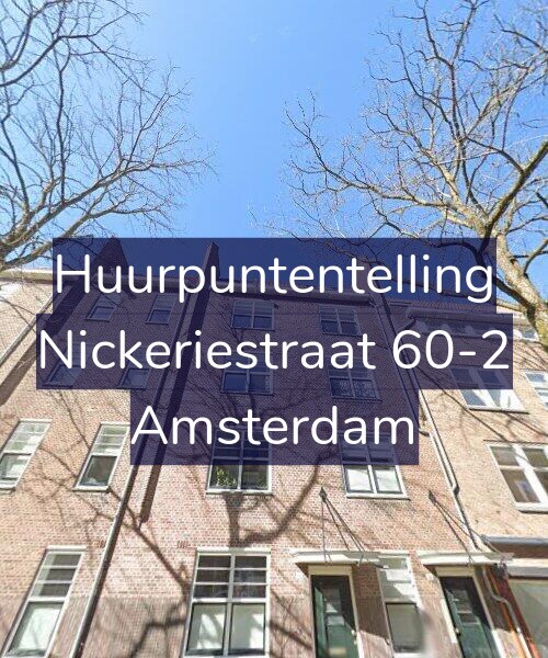 Foto gevel Huurpuntentelling voor Nickeriestraat 60-2, Amsterdam