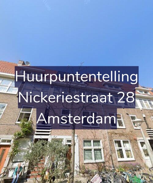 Foto gevel Huurpuntentelling voor Nickeriestraat 28, Amsterdam