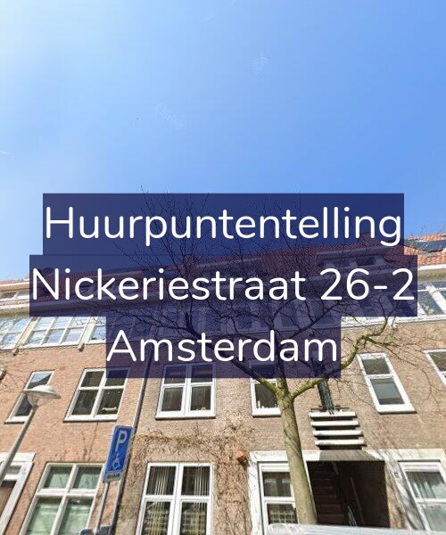 Foto gevel Huurpuntentelling voor Nickeriestraat 26-2, Amsterdam