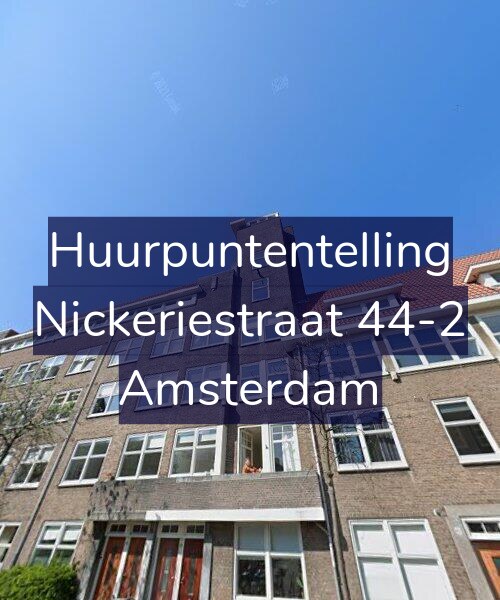 Foto gevel Huurpuntentelling voor Nickeriestraat 44-2, Amsterdam