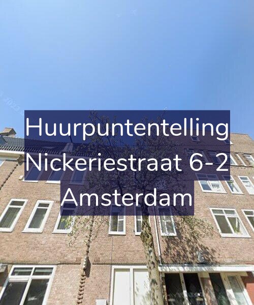 Foto gevel Huurpuntentelling voor Nickeriestraat 6-2, Amsterdam