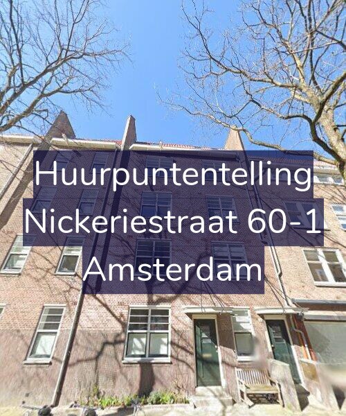 Foto gevel Huurpuntentelling voor Nickeriestraat 60-1, Amsterdam