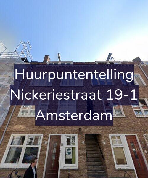 Foto gevel Huurpuntentelling voor Nickeriestraat 19-1, Amsterdam