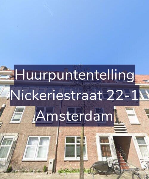 Foto gevel Huurpuntentelling voor Nickeriestraat 22-1, Amsterdam