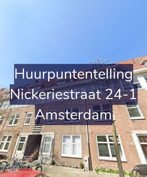 Foto gevel Huurpuntentelling voor Nickeriestraat 24-1, Amsterdam