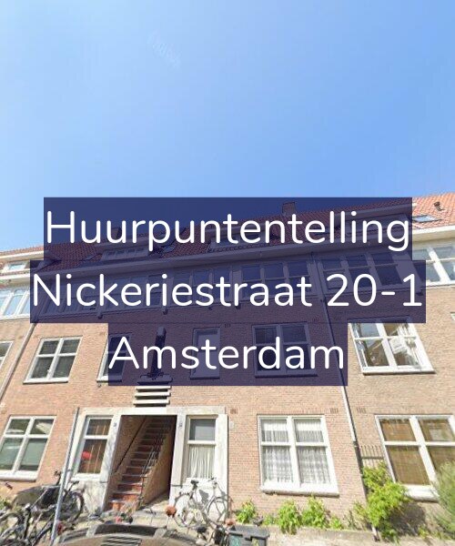 Foto gevel Huurpuntentelling voor Nickeriestraat 20-1, Amsterdam