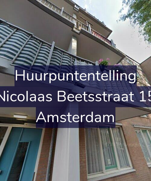 Foto gevel Huurpuntentelling voor Nicolaas Beetsstraat 15, Amsterdam