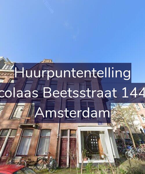 Foto gevel Huurpuntentelling voor Nicolaas Beetsstraat 144-2, Amsterdam