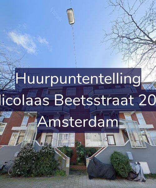 Foto gevel Huurpuntentelling voor Nicolaas Beetsstraat 203, Amsterdam