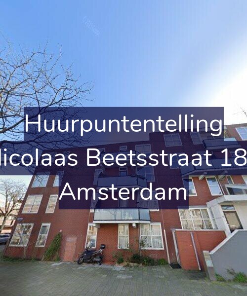 Foto gevel Huurpuntentelling voor Nicolaas Beetsstraat 181, Amsterdam