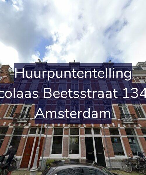 Foto gevel Huurpuntentelling voor Nicolaas Beetsstraat 134-2, Amsterdam