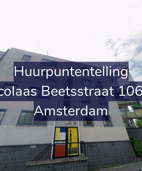 Foto gevel Huurpuntentelling voor Nicolaas Beetsstraat 106-B, Amsterdam