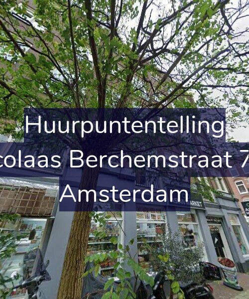 Foto gevel Huurpuntentelling voor Nicolaas Berchemstraat 7-G, Amsterdam
