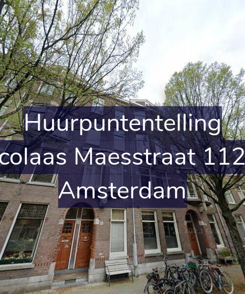 Foto gevel Huurpuntentelling voor Nicolaas Maesstraat 112-3, Amsterdam