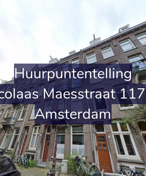 Foto gevel Huurpuntentelling voor Nicolaas Maesstraat 117-H, Amsterdam
