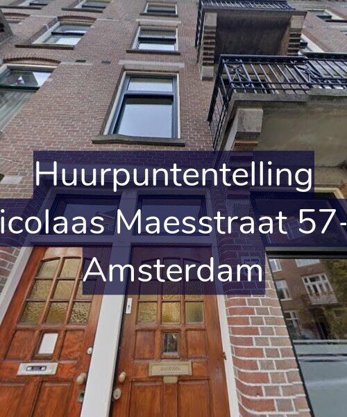 Foto gevel Huurpuntentelling voor Nicolaas Maesstraat 57-2, Amsterdam