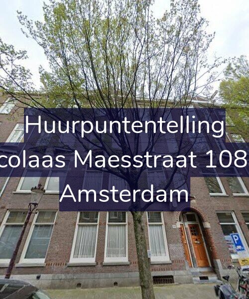 Foto gevel Huurpuntentelling voor Nicolaas Maesstraat 108-H, Amsterdam