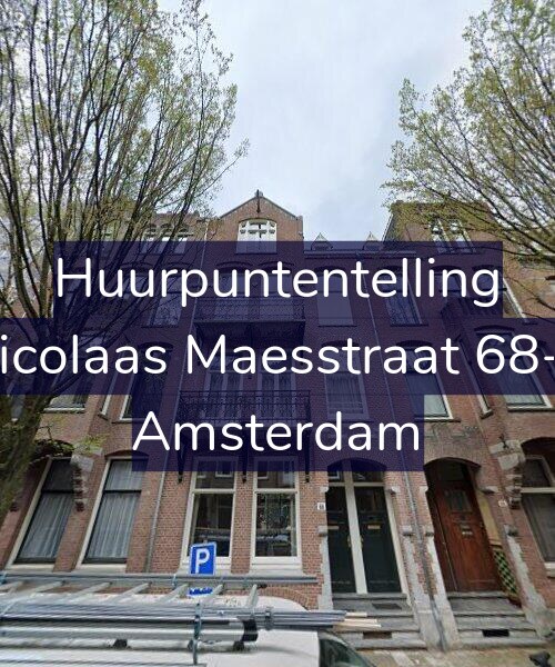 Foto gevel Huurpuntentelling voor Nicolaas Maesstraat 68-1, Amsterdam