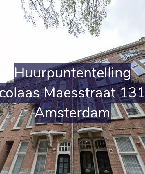 Foto gevel Huurpuntentelling voor Nicolaas Maesstraat 131-3, Amsterdam