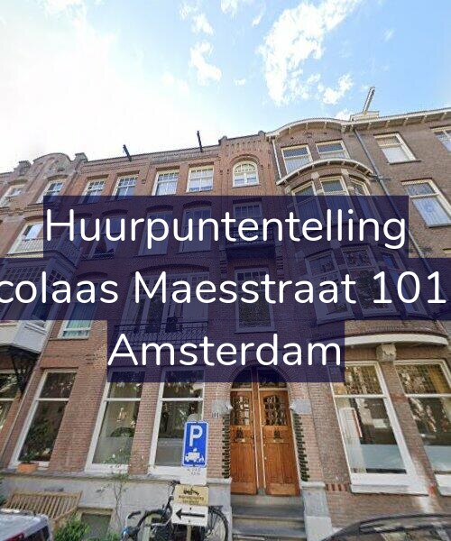 Foto gevel Huurpuntentelling voor Nicolaas Maesstraat 101-H, Amsterdam