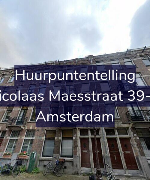 Foto gevel Huurpuntentelling voor Nicolaas Maesstraat 39-H, Amsterdam