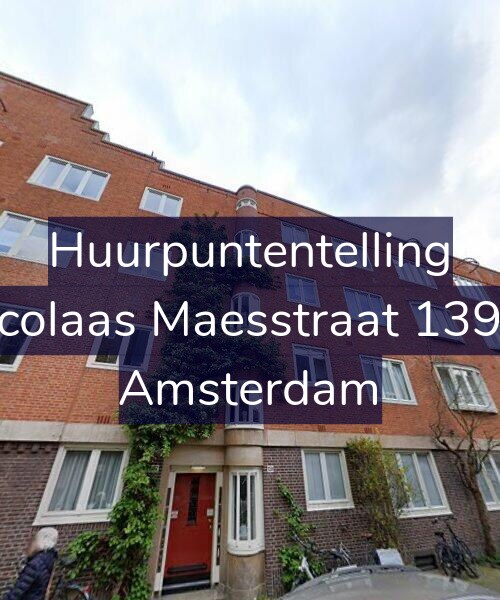 Foto gevel Huurpuntentelling voor Nicolaas Maesstraat 139-3, Amsterdam