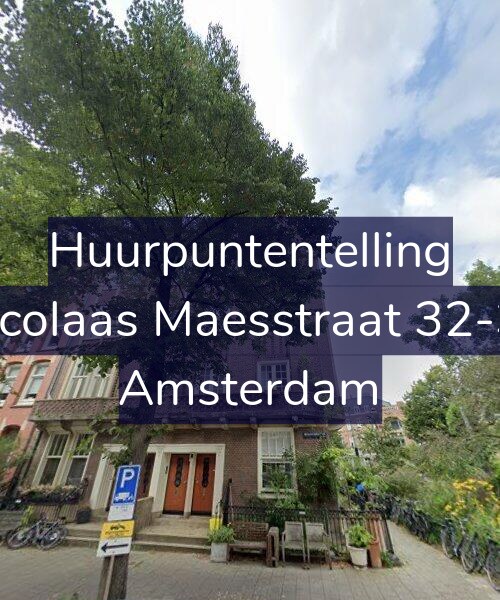 Foto gevel Huurpuntentelling voor Nicolaas Maesstraat 32-3L, Amsterdam