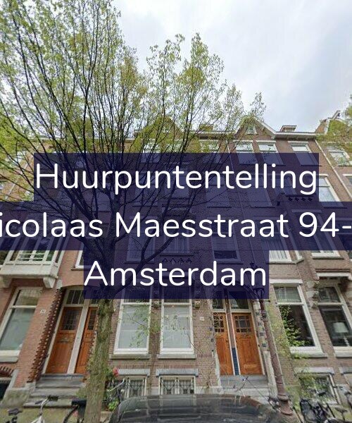 Foto gevel Huurpuntentelling voor Nicolaas Maesstraat 94-H, Amsterdam