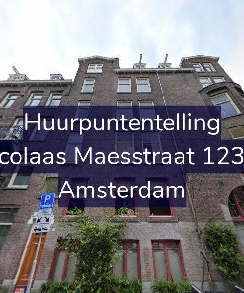 Foto gevel Huurpuntentelling voor Nicolaas Maesstraat 123-2, Amsterdam