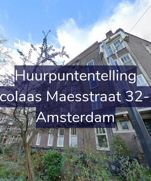 Foto gevel Huurpuntentelling voor Nicolaas Maesstraat 32-2L, Amsterdam