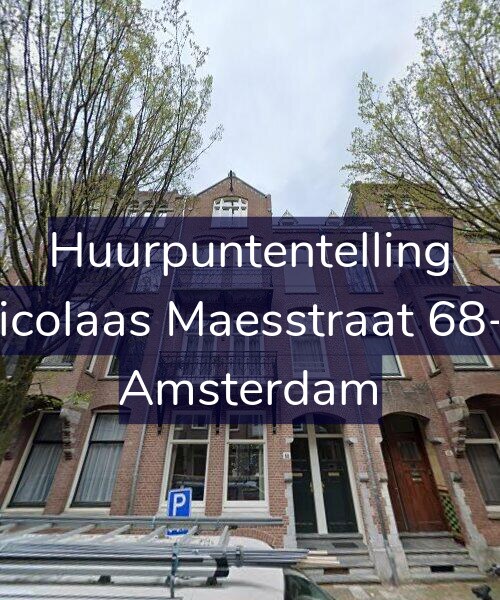 Foto gevel Huurpuntentelling voor Nicolaas Maesstraat 68-3, Amsterdam