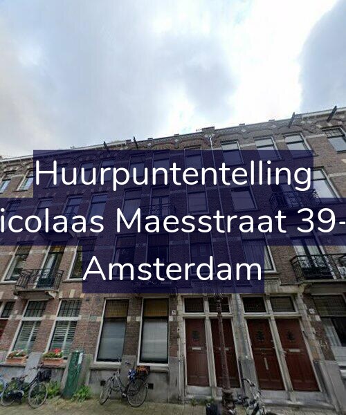 Foto gevel Huurpuntentelling voor Nicolaas Maesstraat 39-2, Amsterdam