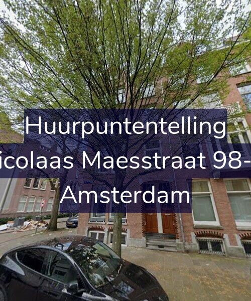 Foto gevel Huurpuntentelling voor Nicolaas Maesstraat 98-H, Amsterdam