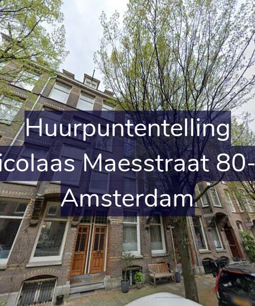 Foto gevel Huurpuntentelling voor Nicolaas Maesstraat 80-H, Amsterdam