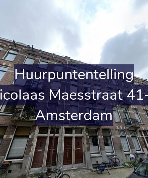 Foto gevel Huurpuntentelling voor Nicolaas Maesstraat 41-3, Amsterdam