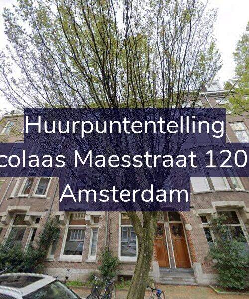 Foto gevel Huurpuntentelling voor Nicolaas Maesstraat 120-H, Amsterdam