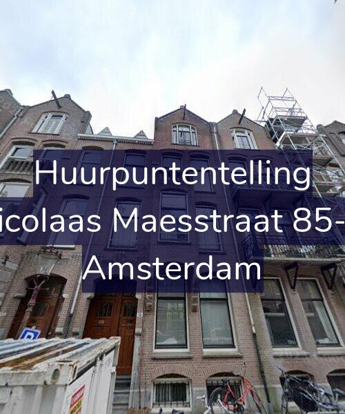 Foto gevel Huurpuntentelling voor Nicolaas Maesstraat 85-H, Amsterdam