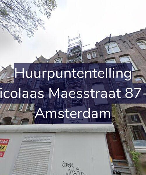 Foto gevel Huurpuntentelling voor Nicolaas Maesstraat 87-2, Amsterdam