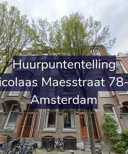 Foto gevel Huurpuntentelling voor Nicolaas Maesstraat 78-H, Amsterdam