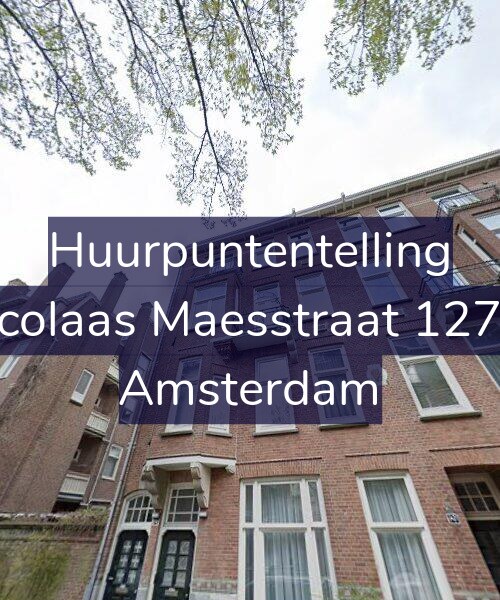 Foto gevel Huurpuntentelling voor Nicolaas Maesstraat 127-2, Amsterdam